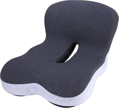 ZUAMEGUMemory Foam Car Seat Cushion – Ergonomic Driver Cushion for Sciatica & Tailbone Pain, Breathable Non-Slip Car Seat Pad for Car, Office Chair, Wheelchair