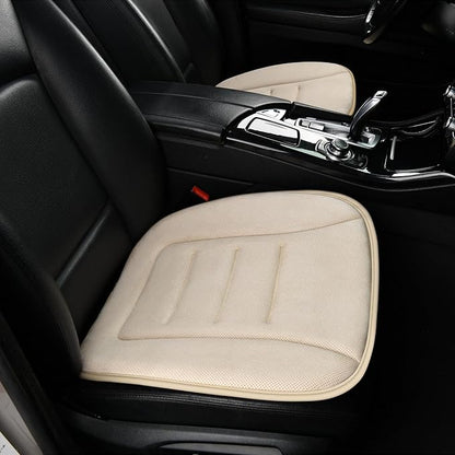 KAYI Car Seat Cushion, Memory Foam Car Seat Cushion, Anti Slip Rubber Bottom Car Seat Cushions for Driving, Suitable for Car and Office Chairs (2 Pack, Cream)