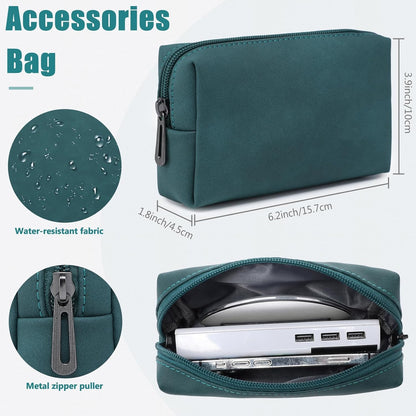 HYZUO 15 Inch Laptop Sleeve Case with Stand for MacBook Air 15 M4 A3241 M3 A3114 M2 A2941 2025-2023, 15" Surface Laptop 7/6/5/4, MacBook Pro 15 A1990 A1707 2019-2016, with Pouch, Dark Green