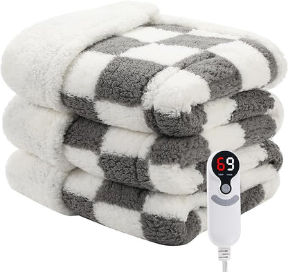 Electric Heated Blanket Full Size 72"×84"