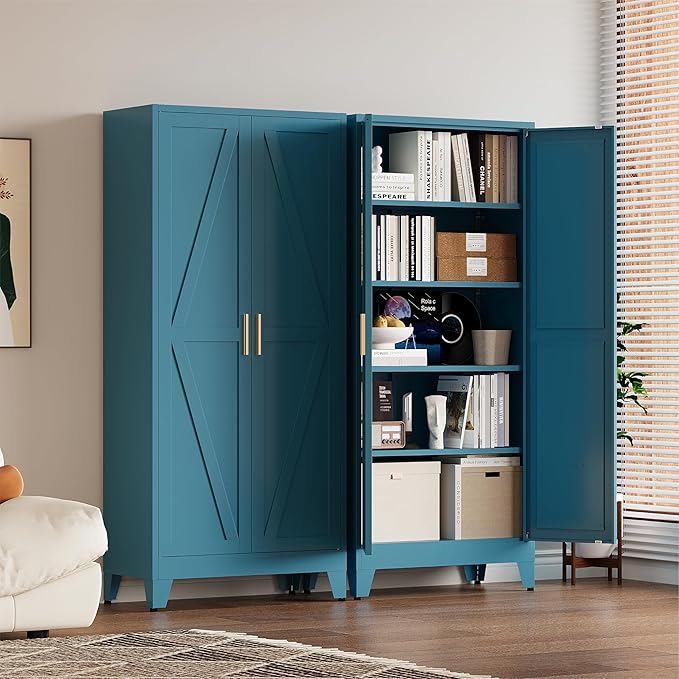 71" Tall Pantry Cabinet, Kitchen Pantry Storage Cabinets