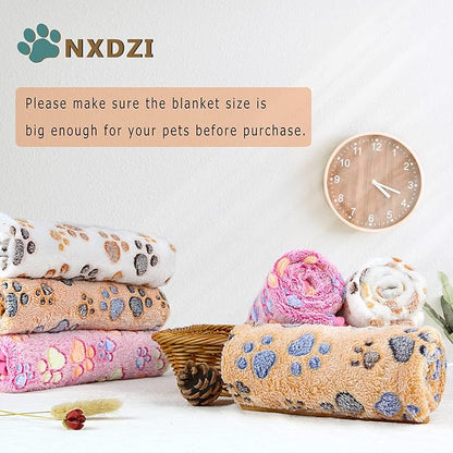 Dog Blankets for Medium Large Dogs Washable, 3 Pack Pet Blanket Washable 41" x 31", Fuzzy Soft Puppy Throw Cover for Kennel Crate Bed