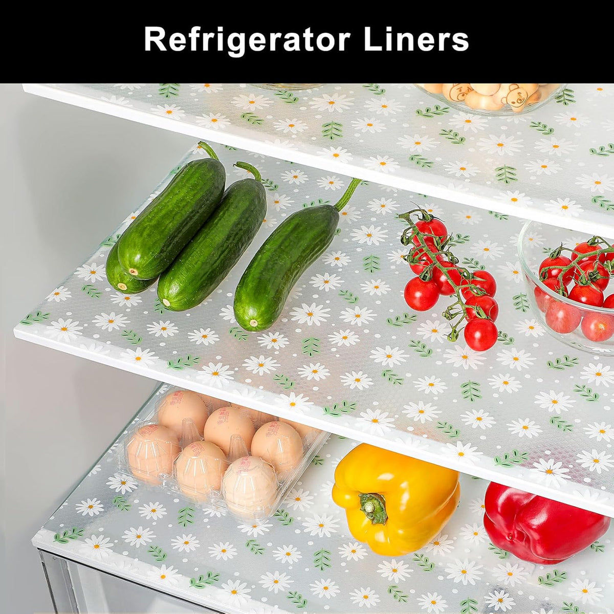 Cooyes Shelf Liner – Premium Non-Adhesive Cabinet & Drawer Liner for Kitchen – Waterproof Shelf Paper with Modern Pattern – Durable EVA Cabinet Mat – Easy to Cut (23.6" W x 236" L)