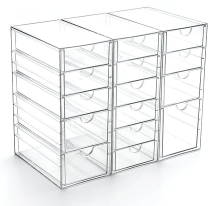 Prsildan Acrylic Drawer Organizer