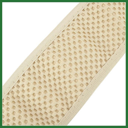 Motoforti Universal 15" Anti Slip Steering Wheel Cover Elastic Stretch Mesh Cloth Cover Accessory for Car Beige Long-Lasting