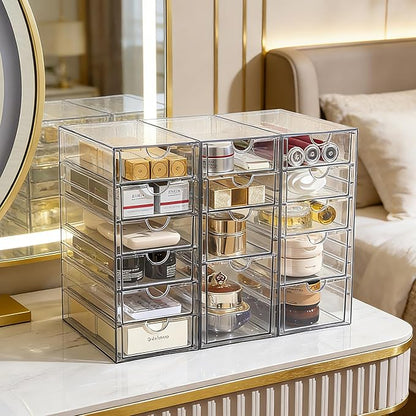 Prsildan Acrylic Drawer Organizer