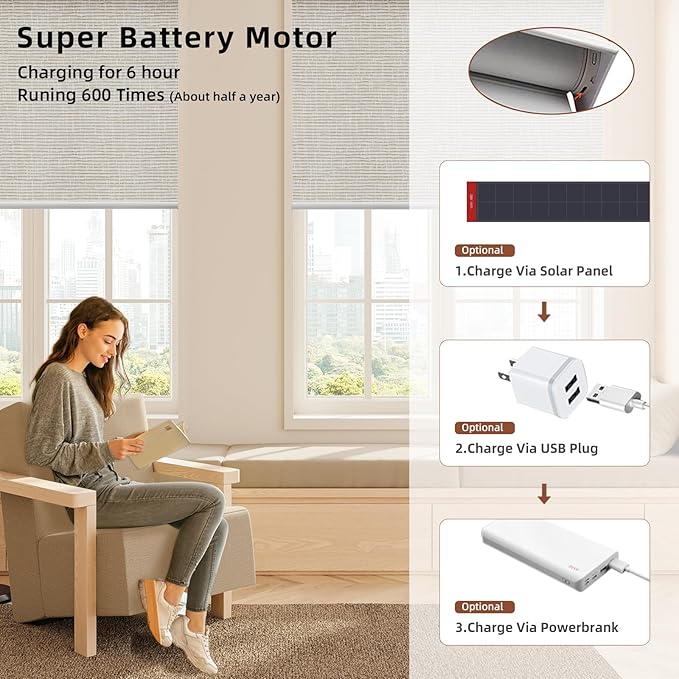 Motorized Blinds Roller Shade