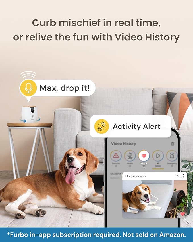 Furbo Mini 360° New 2K QHD Pet Camera