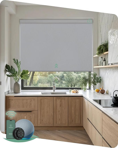 Yoolax Motorized Blinds with Remote, Waterproof Smart Blinds