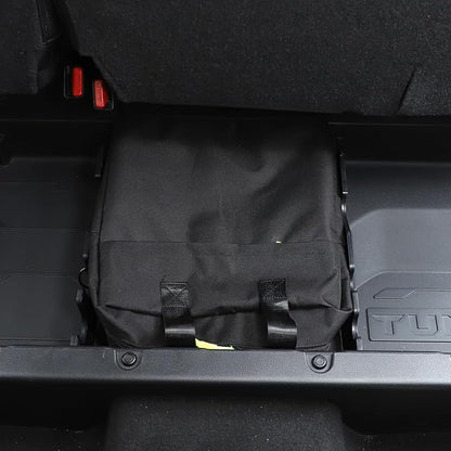 Car Back Seat Storage Bag for Toyota Tundra 2022 2023 2024, Save Space Multi Function with Strap Car Storage Accessories (Underseat Bag)