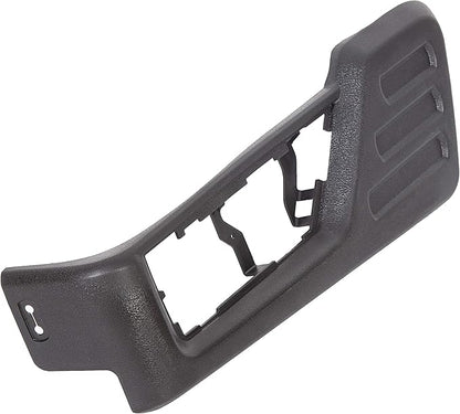 ECOTRIC Black Front Driver Seat Cushion Panel Trim Compatible with 2008-2010 Ford F250 F350 F450 F550 Super Duty Replacement for 8C3Z-2562187-CB