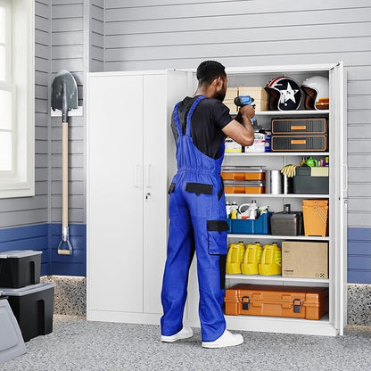 Yizosh Metal Garage Storage Cabinet
