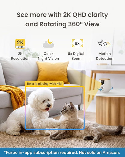 Furbo Mini 360° New 2K QHD Pet Camera