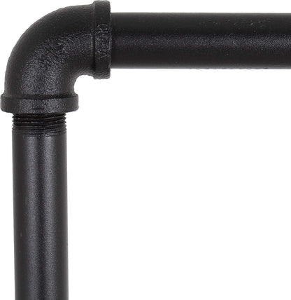 Industrial Pipe Double Rail Clothing Rack by William Robert's Vintage