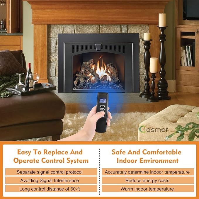 Upgraded Universal Fireplace Remote Control, Fit