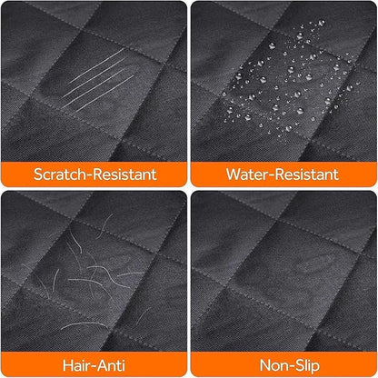 GERLNF Cargo Liner for Dogs, Waterproof Pet Cargo Cover Dog Seat Mat for SUVs Sedans Vans, Non-Slip, Large Size Universal Fit, Black (Cargo-Liner)