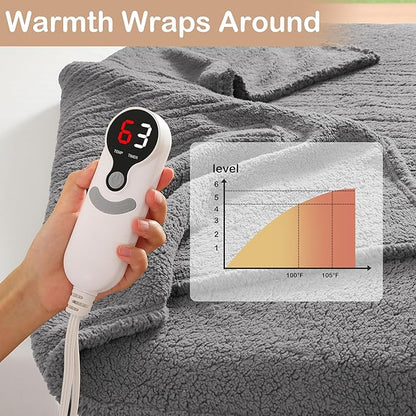 Electric Heated Blanket Full Size 72"×84"