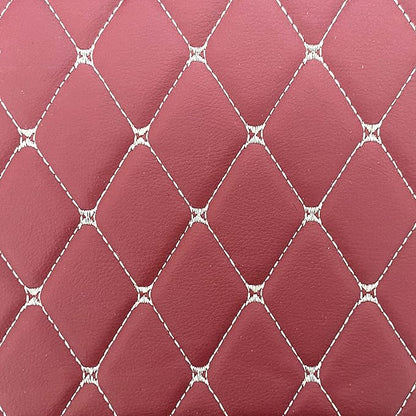 Custom Making Car Floor Mats Compatible with Audi BMW Mercedes-Benz Toyota Lexus Honda Infiniti Nissan Hyundai Kia All Models 2005-2026 (Red Wine and Black)