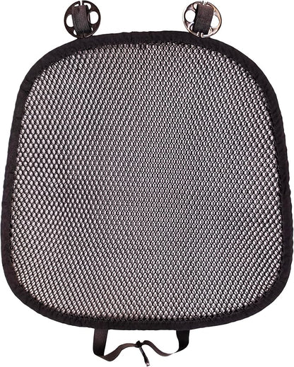 YUNZLAN Breathable 3D Air Mesh Car Seat Pad,Summer Cool Chair Seat, Car Seat Pads, Home Office Chair, Wheelchair 20" x 20" (Black, 1 Pack Seat Pad)