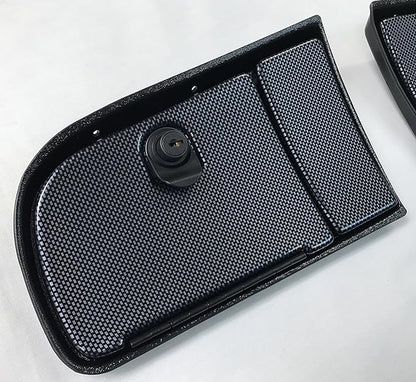 E-Z-Go TXT Golf Cart EZ Install Locking Glove Box Door Set in Carbon Fiber (Will FIT New and Current Generation 1994 and UP) (Will NOT FIT RXV Models)
